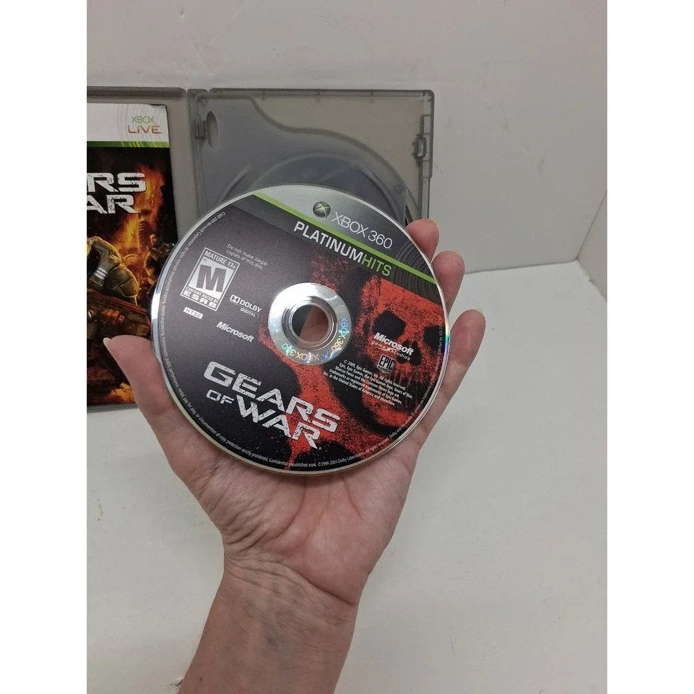 Gears of War Xbox 360 Platinum Hits Complete Collection Bonus Disc Included